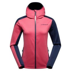 Bluza damska z kapturem La Sportiva Chill. Czerwone bluzy damskie La Sportiva, xs, bez wzorów, z materiału, bez ramiączek, z kapturem. Za 499.70 zł.