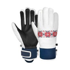 Rękawice narciarskie Reusch Charlize R-Tex® XT. Białe rękawiczki damskie Reusch, bez wzorów. Za 595.50 zł.