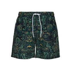 Szorty Urban Classic w stylu paisley. Brązowe szorty męskie Urban Classics, bez wzorów. Za 183.50 zł.