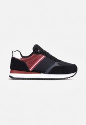 Granatowe Buty Sportowe Sznurowane Runa. Niebieskie buty sportowe męskie Born2be, bez wzorów, przed kostkę, bez zapięcia. Za 119.99 zł.