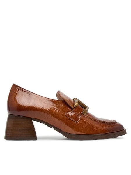 Hispanitas Półbuty HI254296 Brązowy. Brązowe półbuty damskie Hispanitas, bez wzorów, ze skóry, bez obcasa, na obcasie, bez zapięcia. Za 599.99 zł.