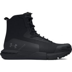 Buty trekkingowe męskie Under Armour Valsetz. Brązowe trekkingi męskie Under Armour, z materiału, za kostkę, bez zapięcia. Za 499.00 zł.