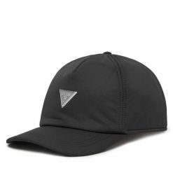 Czapka z daszkiem Guess. Czarne czapki damskie Guess, z aplikacjami. Za 179.99 zł.