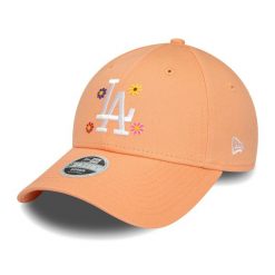 Czapka z daszkiem damska New Era Flower 9Forty Los Angeles Dodgers. Czerwone czapki damskie New Era, na wiosnę, bez wzorów. Za 109.99 zł.