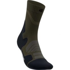 Skarpetki średniej wysokości z wełny merino Bauerfeind Merino. Zielone skarpety męskie BAUERFEIND, bez wzorów, z wełny. Za 265.50 zł.