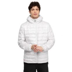 Męska lekka ocieplana kurtka trekkingowa Siroko Respire. Białe kurtki męskie SIROKO, m, bez wzorów, z puchu, sportowe, z kapturem. Za 339.00 zł.