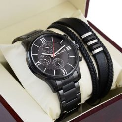 Zegarek Paul Lorens Zestaw męski zegarek SAVRES 1A5 + bransoletka Pacific. Zegarki męskie Paul Lorens, bez wzorów. Za 317.00 zł.