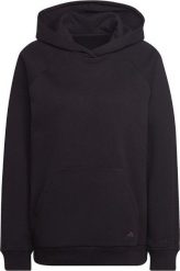 Bluza damska adidas All Sz Fleece Boyfriend Hoodie czarna HC8823 S. Czarne bluzy damskie Adidas, s, bez wzorów, bez ramiączek, bez kaptura. Za 376.70 zł.