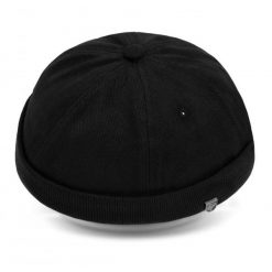 Letnia Czapka - Leonka (Dokerka) - Pako Jeans - Czarna. Czarne czapki męskie Pako Jeans, na lato, bez wzorów, z bawełny. Za 49.99 zł.