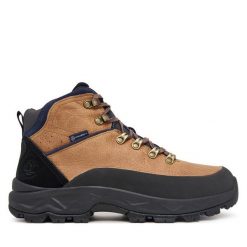 Trekkingi Timberland. Brązowe buty zimowe męskie Timberland, bez wzorów, bez obcasa, bez zapięcia. Za 649.99 zł.