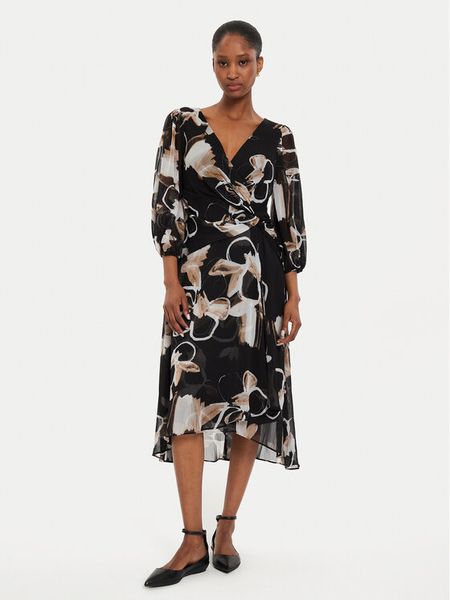 DKNY Sukienka codzienna DD4E6573 Czarny Regular Fit. Czarne sukienki damskie DKNY, na co dzień, bez wzorów, z syntetyku, bez kołnierzyka, bez ramiączek, proste. Za 439.99 zł.