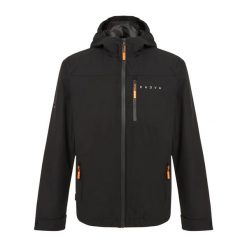Kurtka przeciwdeszczowa męska KADVA Forest. Czarne kurtki męskie KADVA, m, bez wzorów, sportowe, bez kaptura. Za 169.99 zł.