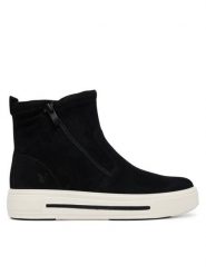 Caprice Botki 9-25451-45 Czarny. Czarne botki damskie Caprice, bez wzorów, ze skóry, bez obcasa, na płaskiej podeszwie, bez zapięcia. Za 589.99 zł.