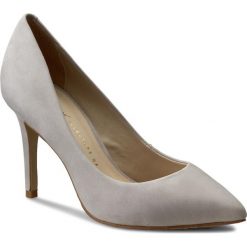Szpilki BRONX - 75002-H BX 1245 Grey 08. Szare szpilki damskie Bronx, bez wzorów, z materiału, bez obcasa, na obcasie, bez zapięcia. W wyprzedaży za 199.00 zł.