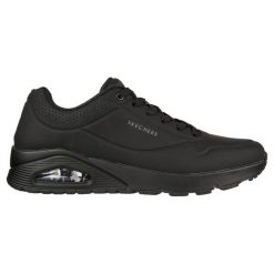 Sneakersy Skechers Uno Stand On Air. Czarne buty sportowe męskie Skechers, bez wzorów, z materiału, bez zapięcia. Za 388.00 zł.