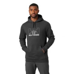 Bluza z kapturem Helly Hansen nord graphic. Brązowe bluzy sportowe męskie Helly Hansen, m, bez wzorów, z kapturem. Za 249.99 zł.