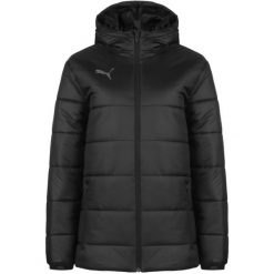 Męska Ocieplana Kurtka TeamLIGA. Czarne kurtki męskie Puma, m, bez wzorów, z puchu, sportowe, bez kaptura. Za 597.99 zł.