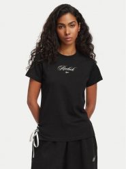 Reebok T-Shirt Anka RK25697CCW Czarny Regular Fit. Czarne t-shirty damskie Reebok, s, bez wzorów, z bawełny, bez kołnierzyka, bez ramiączek. Za 129.99 zł.