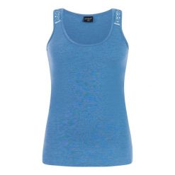 Damski tank top Protest Impulses. Niebieskie topy damskie Protest, bez wzorów, bez kołnierzyka, bez ramiączek. Za 222.50 zł.