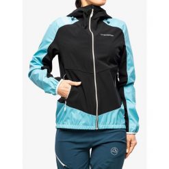 Kurtka softshell damska La Sportiva Aequilibrium Softshell Jacket. Zielone kurtki sportowe damskie La Sportiva, bez wzorów, z softshellu, bez ramiączek, bez kaptura, trekkingowe. Za 781.99 zł.