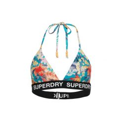 Damski top do kostiumu kąpielowego Superdry. Niebieskie stroje kąpielowe damskie Superdry, l, bez wzorów, z elastanu. Za 214.20 zł.