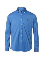 Polo Ralph Lauren Koszula męska Mężczyźni Modern Fit Bawełna niebieski, S. Niebieskie koszule męskie Polo Ralph Lauren, m, bez wzorów, z bawełny, sportowe, bez kołnierzyka, bez ramiączek. Za 729.95 zł.