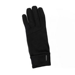 Rękawiczki Powtarzalny Nadruk. Czarne rękawiczki damskie Quiksilver, bez wzorów. Za 181.99 zł.