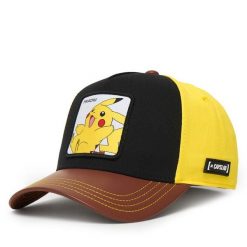 Czapka z daszkiem Capslab. Żółte czapki damskie CapsLab, bez wzorów. Za 149.99 zł.