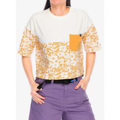 Koszulka bawełniana damska Kavu Bondi. Żółte koszulki sportowe damskie KAVU, bez wzorów, z bawełny, bez ramiączek. Za 146.99 zł.