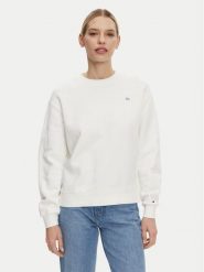 Tommy Hilfiger Bluza WW0WW45980 Écru Regular Fit. Bluzy damskie Tommy Hilfiger, l, bez wzorów, z bawełny, bez ramiączek, bez kaptura. Za 229.99 zł.