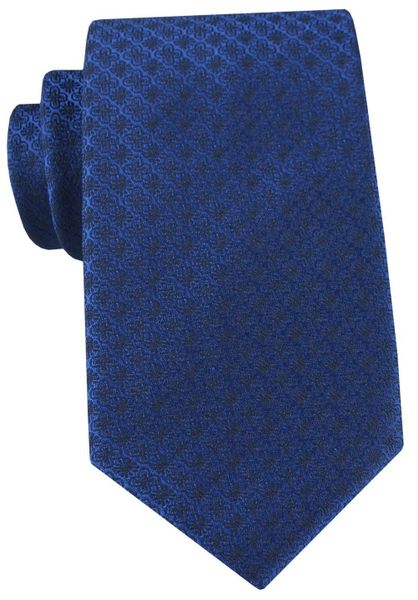 Męski Krawat - Ciemny Chaber - Angelo di Monti. Niebieskie krawaty i muchy Angelo di Monti, bez wzorów, z tkaniny, eleganckie. Za 49.99 zł.