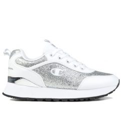 Buty damskie sportowe do biegania Champion RR CHAMP PLATFORM SPARKLE. Białe obuwie sportowe damskie Champion, bez wzorów, bez zapięcia, do biegania. W wyprzedaży za 149.00 zł.