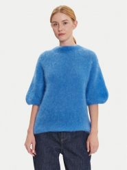 Dixie Sweter M277Y101A Niebieski Relaxed Fit. Niebieskie swetry nierozpinane damskie Dixie, m, bez wzorów, z syntetyku, bez kołnierzyka, bez ramiączek. Za 579.99 zł.
