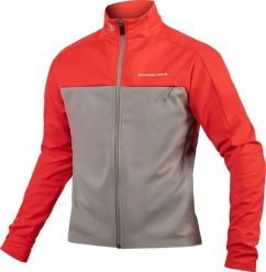 Kurtka z dresu Endura Windchill II. Czerwone kurtki męskie ENDURA, na zimę, s, bez wzorów, z dresówki, bez kaptura. Za 463.45 zł.