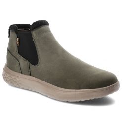 Zielone Botki Jeep Wsuwane Obuwie Męskie Military. Zielone botki męskie Jeep, na jesień, bez wzorów, eleganckie, bez obcasa, bez zapięcia. Za 339.00 zł.