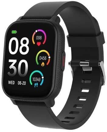Smartwatch Denver SWC-184B Czarny (SWC-184B BLACK). Czarne zegarki smartwatch Denver, bez wzorów. Za 99.17 zł.