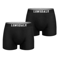 Męskie bokserki Lonsdale Oxfordshire 2-pack - bawełna. Fioletowe bokserki męskie Lonsdale, bez wzorów, z bawełny. Za 166.99 zł.