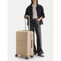 Walizka średnia Reebok. Żółte walizki damskie Reebok, bez wzorów, średnie. Za 299.99 zł.