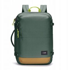Plecak turystyczny Pacsafe Pacsafe GO Carry-on Backpack 34L jet spruce green. Zielone plecaki męskie Pacsafe, bez wzorów. Za 476.28 zł.