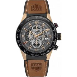 ZEGAREK TAG HEUER CARRERA CAR2A5C.FT6125. Czarne zegarki męskie TAG HEUER, bez wzorów, z gumy, ceramiczne. Za 39,090.00 zł.