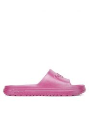 Pepe Jeans Klapki Beach Slidemet PLS70165 Różowy. Czerwone klapki damskie Pepe Jeans, bez wzorów, z jeansu, bez obcasa, bez zapięcia. Za 99.99 zł.