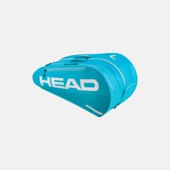 Torba na rakiety tenisowe Head Tour. Niebieskie torby sportowe męskie Head, bez wzorów, z materiału. Za 365.50 zł.