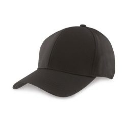 Czapka z daszkiem Result Flexfit Fitted. Czarne czapki damskie RESULT, bez wzorów, z bawełny. Za 53.55 zł.