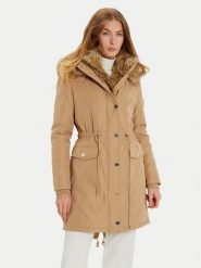 Marciano Guess Parka 4BGL12 7182A Écru Regular Fit. Parki damskie Marciano Guess, z aplikacjami, z syntetyku, bez kaptura. Za 1,429.00 zł.