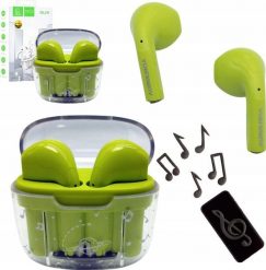 Słuchawki Vega SŁUCHAWKI BLUETOOTH DENMEN EARBUDS ZIELONE DL29 TWS>. Zielone słuchawki bezprzewodowe Vega. Za 40.22 zł.