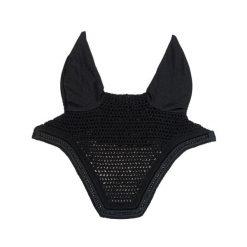 Czapka z muchą dla koni Kentucky Wellington. Czarne czapki damskie KENTUCKY HORSEWEAR, bez wzorów, z materiału, eleganckie. Za 362.00 zł.