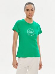 Helly Hansen T-Shirt W Core Graphic T-Shirt 54080 Zielony Regular Fit. Zielone t-shirty damskie Helly Hansen, l, bez wzorów, z bawełny, bez kołnierzyka, bez ramiączek. Za 159.99 zł.