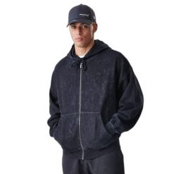 Oversize rozpinana bluza z kapturem McLaren Racing. Czarne bluzy sportowe męskie New Era, m, bez wzorów, z kapturem. Za 441.50 zł.