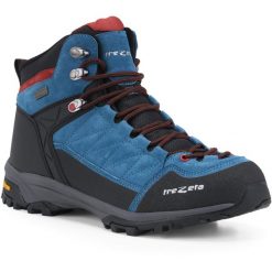 Buty trekkingowe męskie TREZETA Argo z membraną WP. Czarne buty zimowe męskie Trezeta, bez wzorów, bez obcasa, bez zapięcia. Za 547.50 zł.