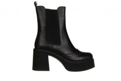 Botki Bayla-200 151 H22K7388 01 200024, Czarny, Skóra naturalna - 38. Czarne botki damskie Bayla, na zimę, bez wzorów, ze skóry, klasyczne, za kostkę, bez obcasa, bez zapięcia. W wyprzedaży za 299.00 zł.